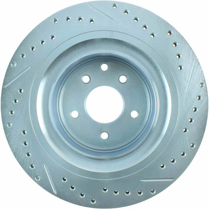 StopTech Select Sport 08-13 Infiniti G37 Slotted and Drilled Right Rear Brake Rotor 227.42101R