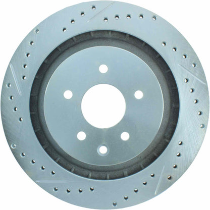 StopTech Select Sport 08-13 Infiniti G37 Slotted and Drilled Right Rear Brake Rotor 227.42101R