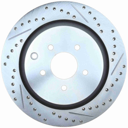StopTech Select Sport 09-13 Infiniti FX50 Slotted & Drilled Left Rear Rotor 227.42105L