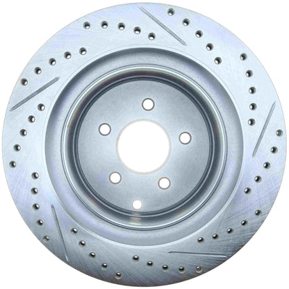 StopTech Select Sport 09-13 Infiniti FX50 Slotted & Drilled Right Rear Rotor 227.42105R