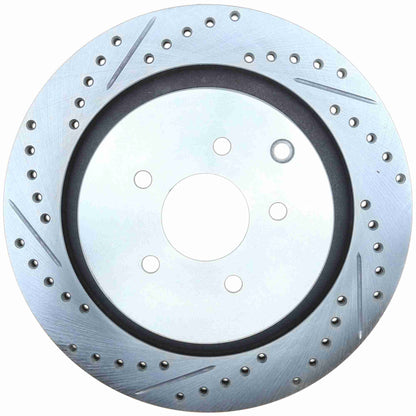 StopTech Select Sport 09-13 Infiniti FX50 Slotted & Drilled Right Rear Rotor 227.42105R