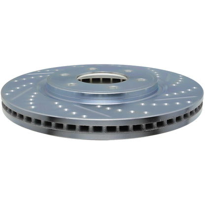 StopTech Select Sport Drilled And Slotted Brake Rotor; Front Left