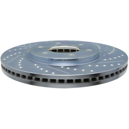 StopTech Select Sport Drilled And Slotted Brake Rotor; Front Left