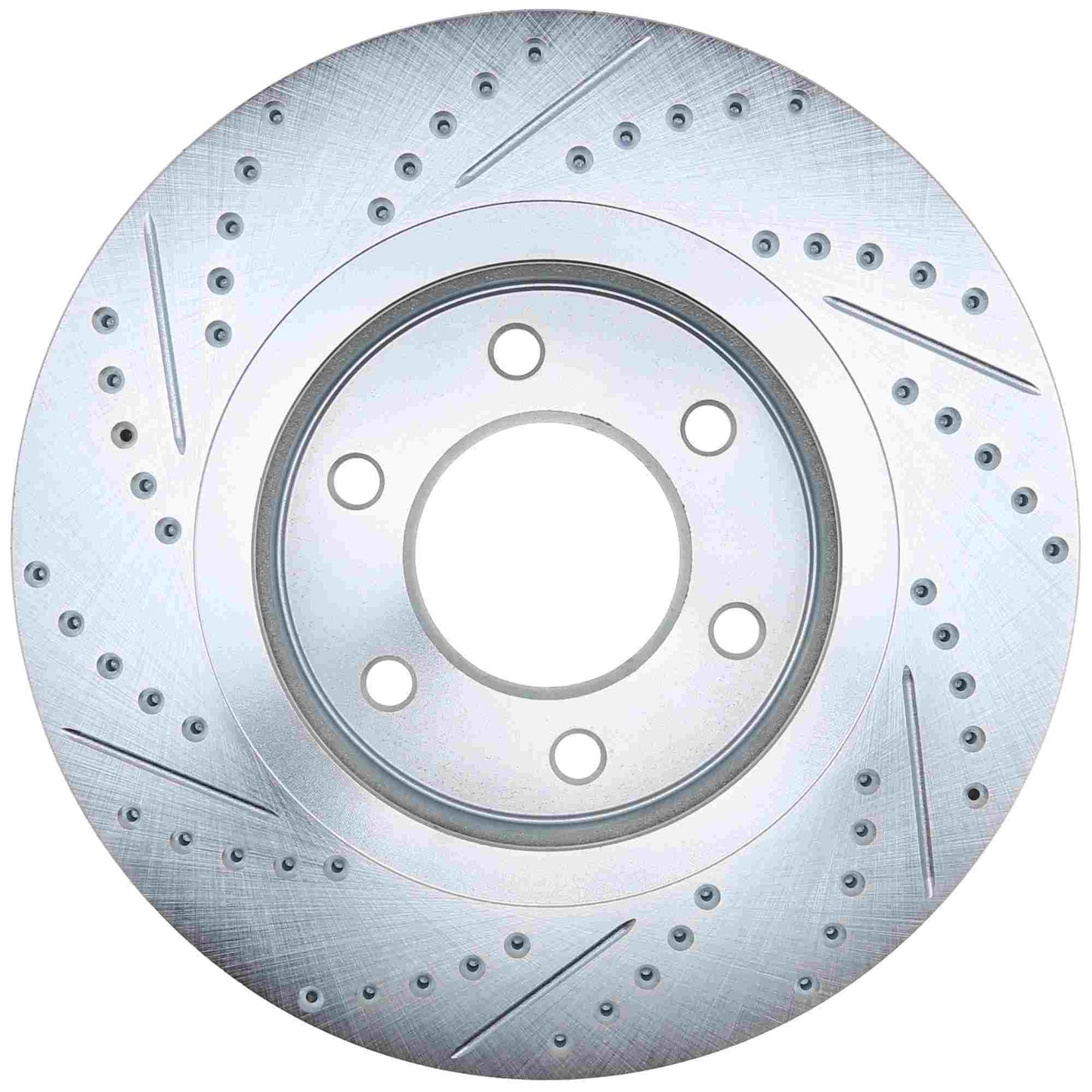 StopTech Select Sport Drilled And Slotted Brake Rotor; Front Left