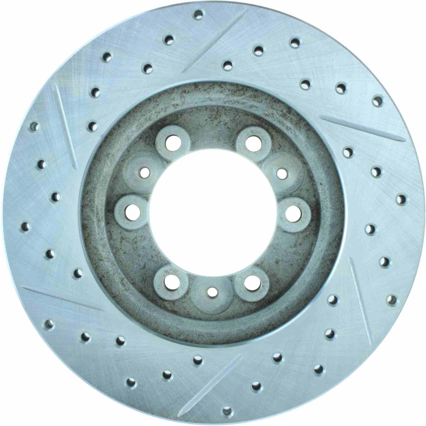 StopTech Select Sport Drilled And Slotted Brake Rotor; Front Left