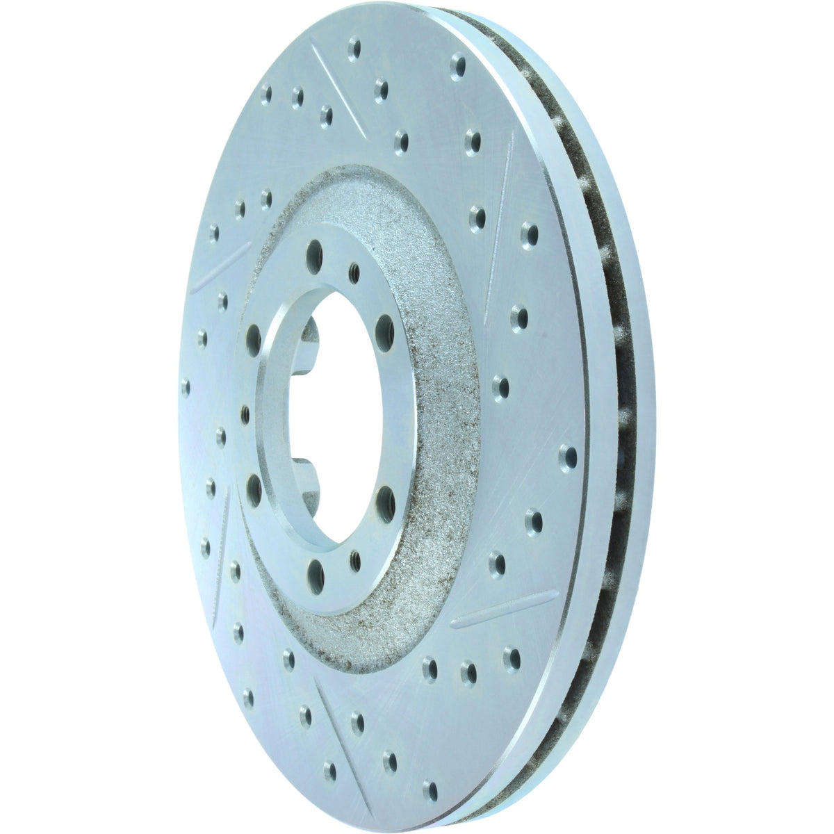 StopTech Select Sport Drilled And Slotted Brake Rotor; Front Left
