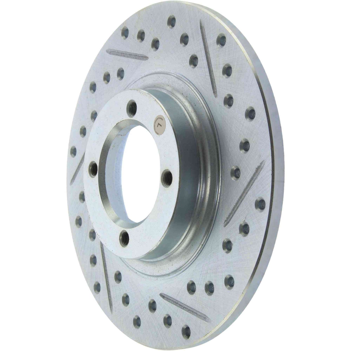 StopTech Select Sport Drilled And Slotted Brake Rotor; Front Left