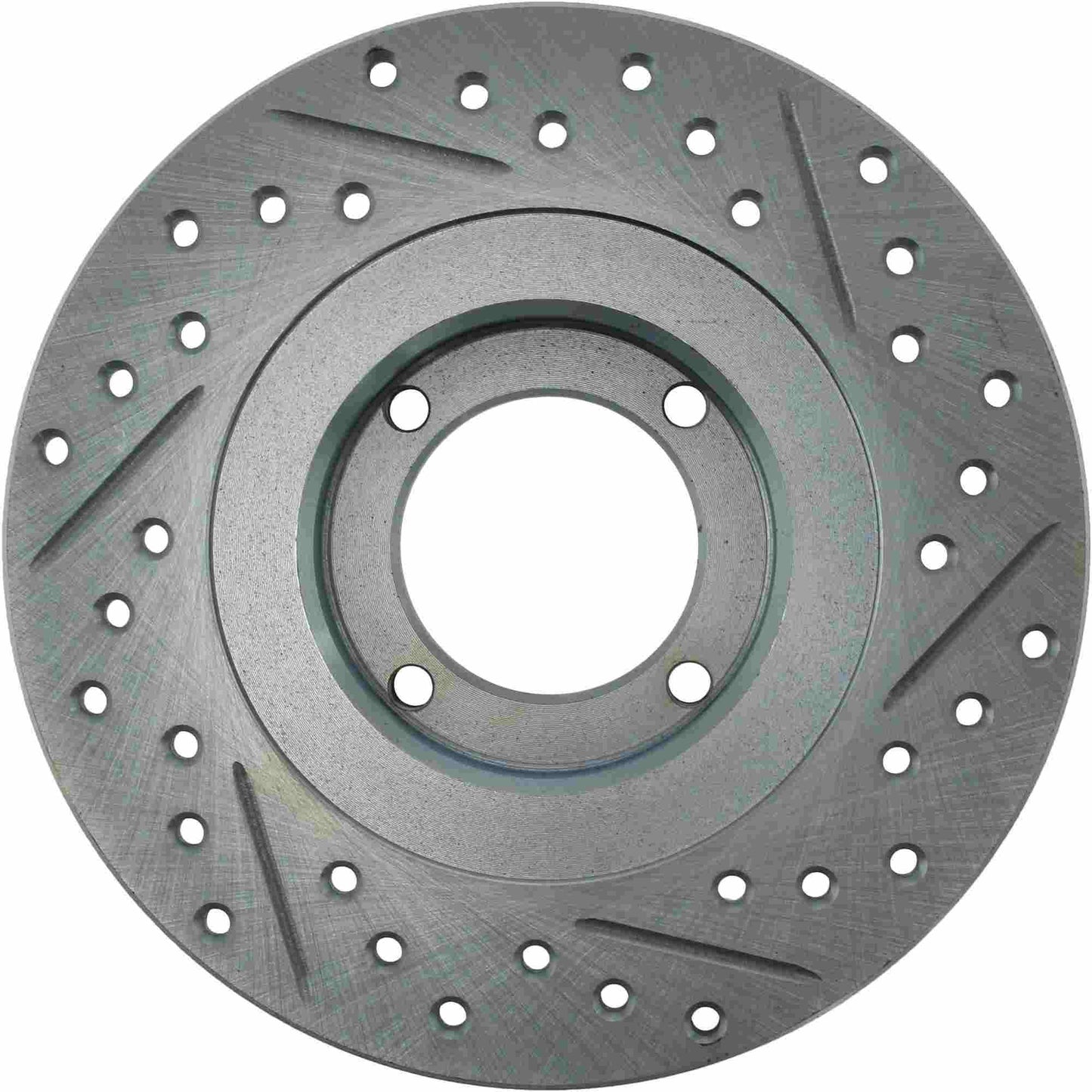 StopTech Select Sport Drilled And Slotted Brake Rotor; Front Right
