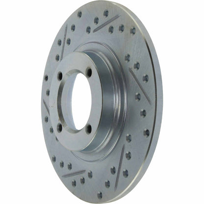 StopTech Select Sport Drilled And Slotted Brake Rotor; Front Right