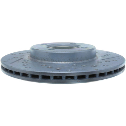 StopTech Select Sport Drilled And Slotted Brake Rotor; Front Left