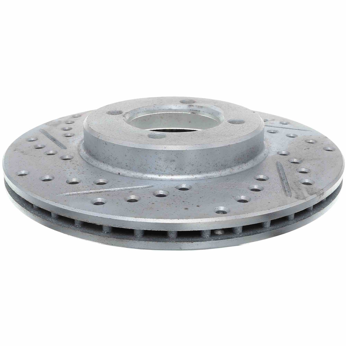StopTech Select Sport Drilled And Slotted Brake Rotor; Front Right