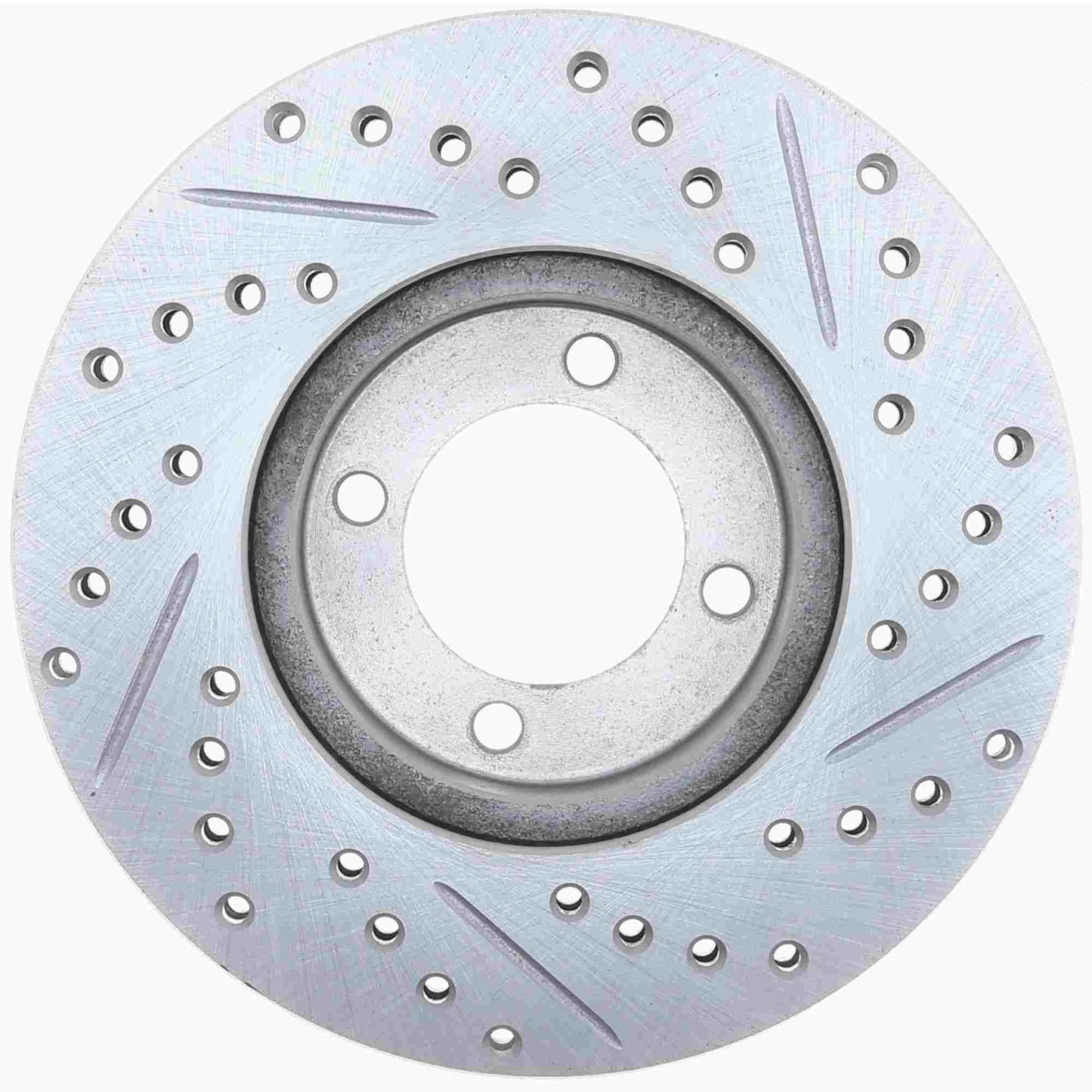 StopTech Select Sport Drilled And Slotted Brake Rotor; Front Right