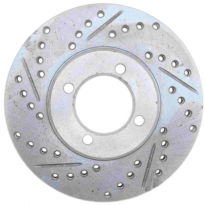 StopTech Select Sport Drilled And Slotted Brake Rotor; Front Right