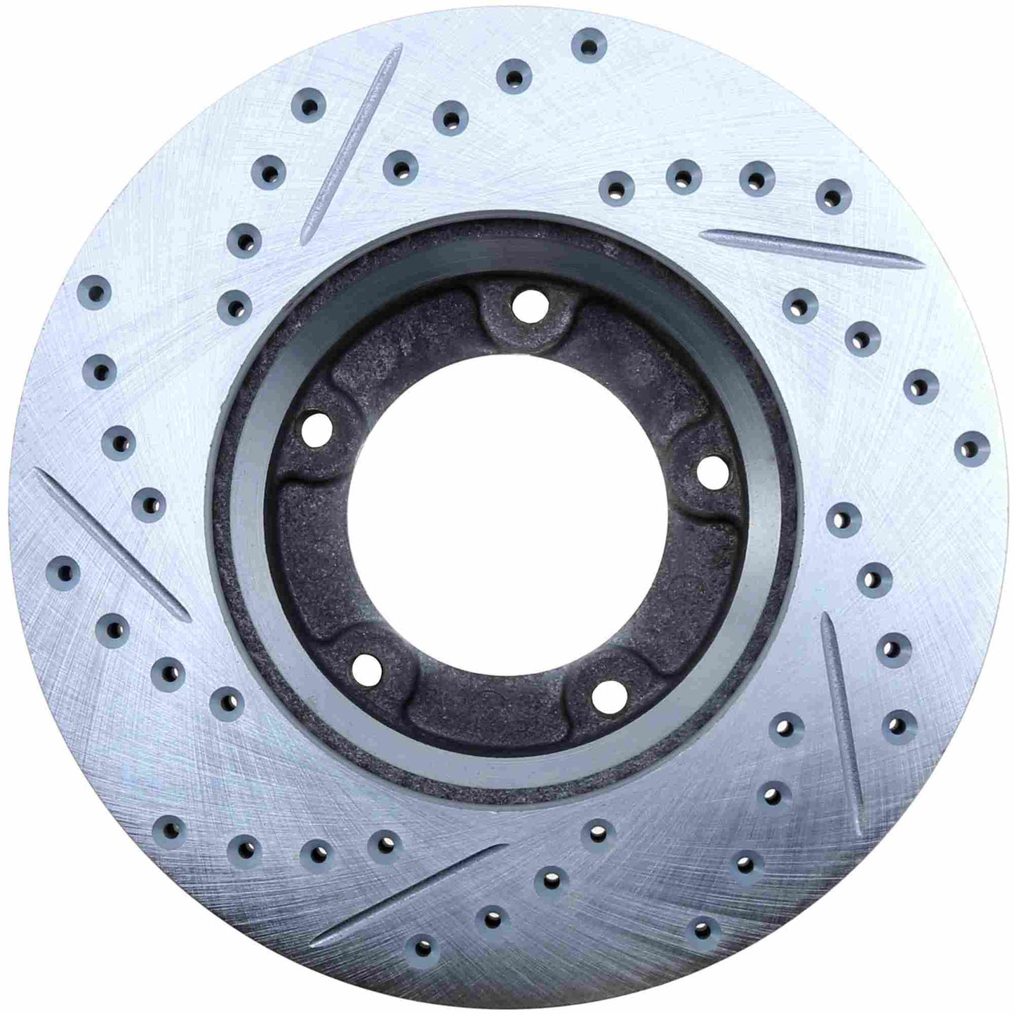 StopTech Select Sport Drilled And Slotted Brake Rotor; Front Left