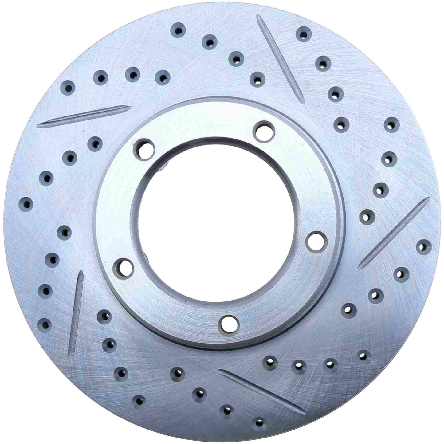 StopTech Select Sport Drilled And Slotted Brake Rotor; Front Left