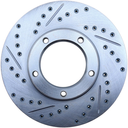 StopTech Select Sport Drilled And Slotted Brake Rotor; Front Right