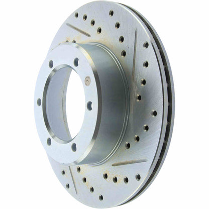 Stoptech 86-09 Toyota 4Runner / Hilux Select Sport Drilled/Slotted Rotor Front Left 227.44044L