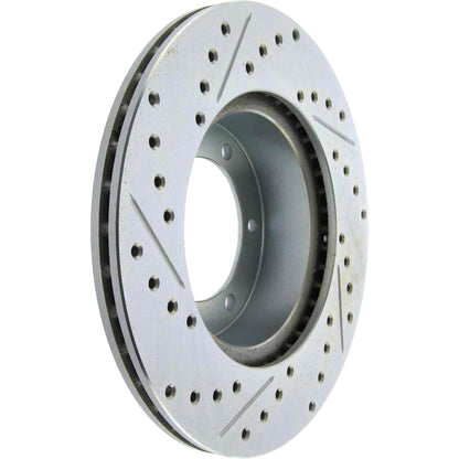 Stoptech 86-09 Toyota 4Runner / Hilux Select Sport Drilled/Slotted Rotor Front Left 227.44044L