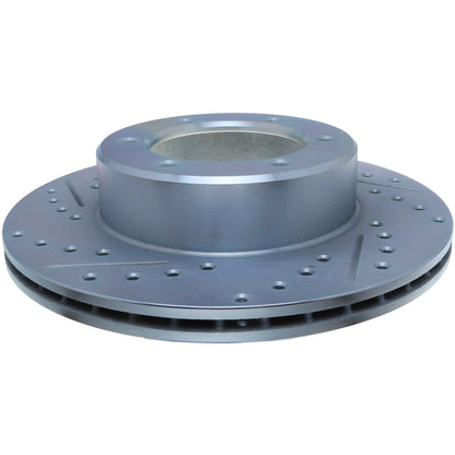 StopTech Select Sport Drilled And Slotted Brake Rotor; Front Right