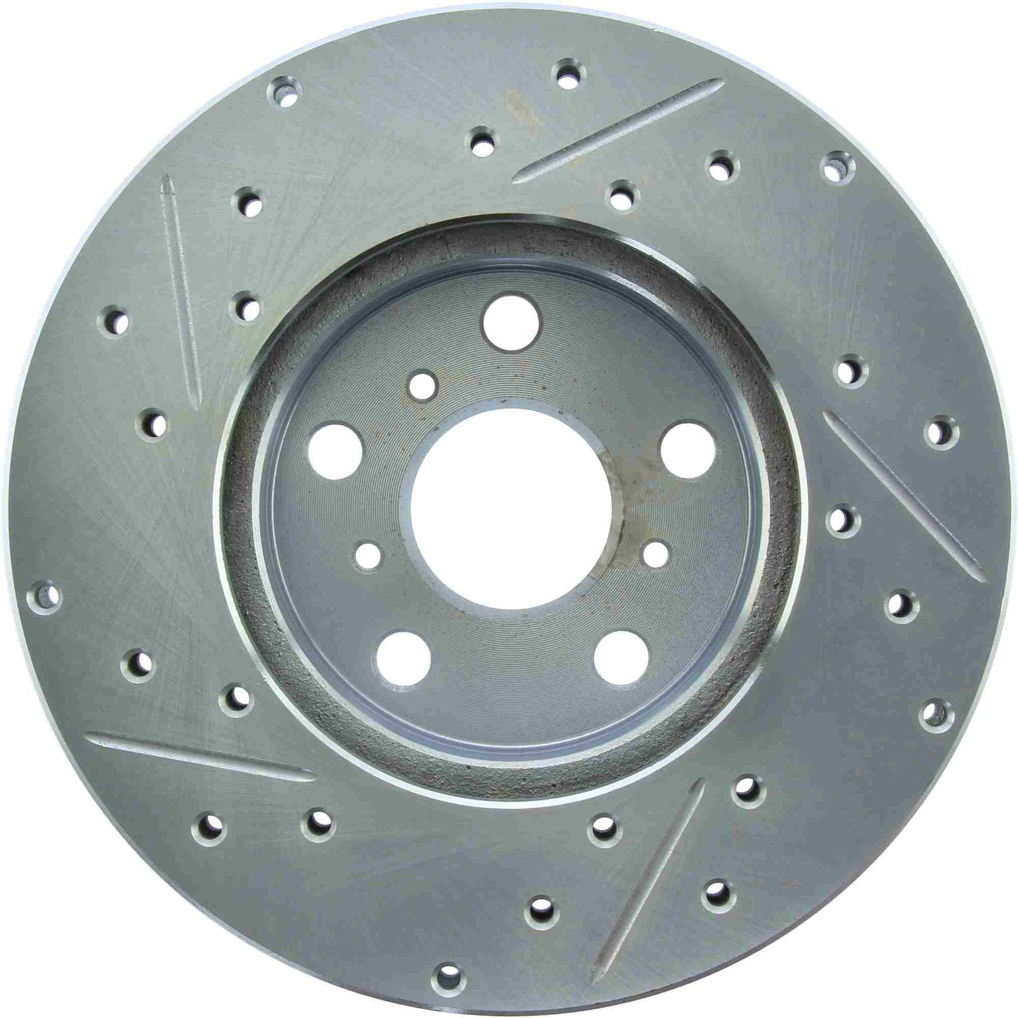 StopTech Select Sport Drilled And Slotted Brake Rotor; Front Left