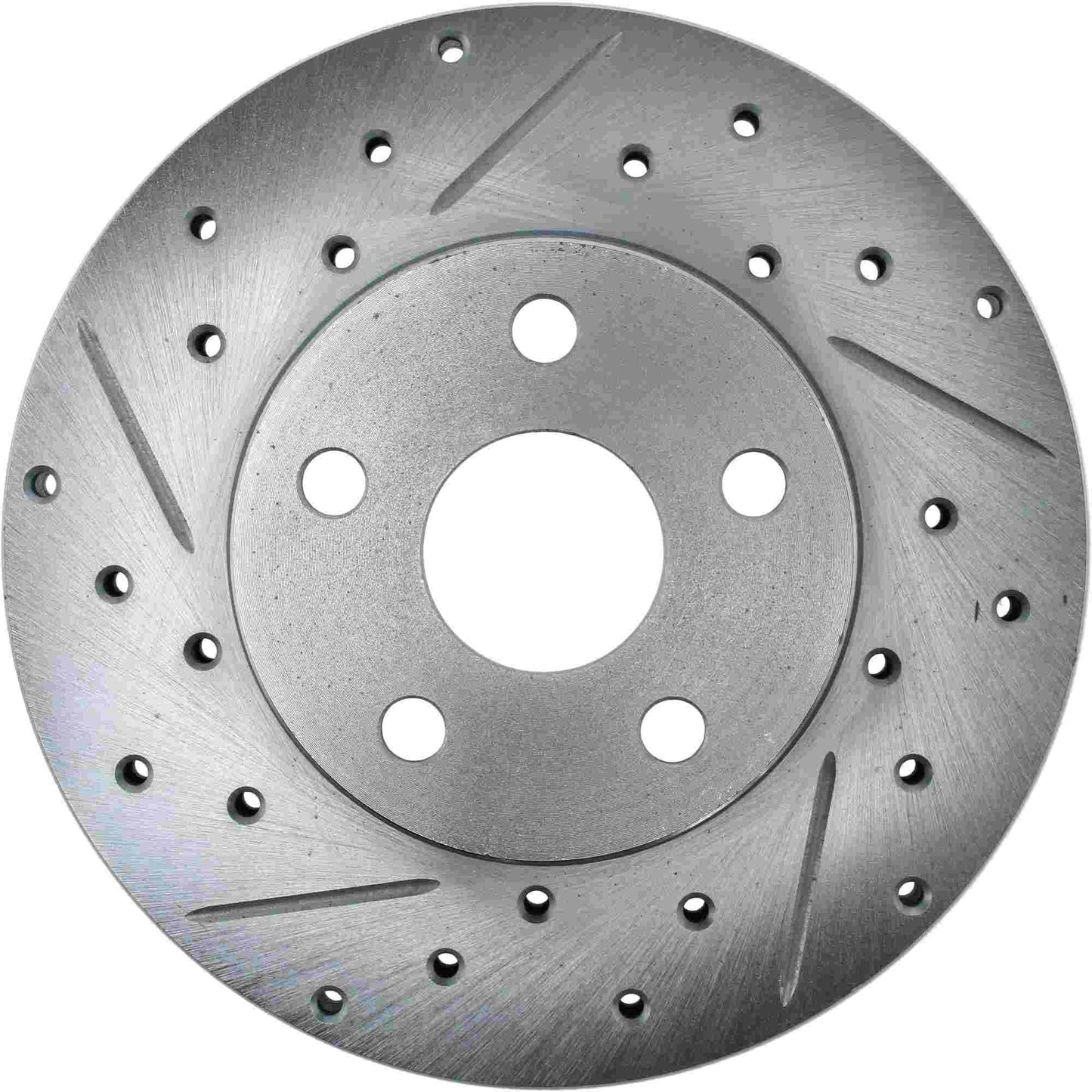 StopTech Select Sport Drilled And Slotted Brake Rotor; Front Right