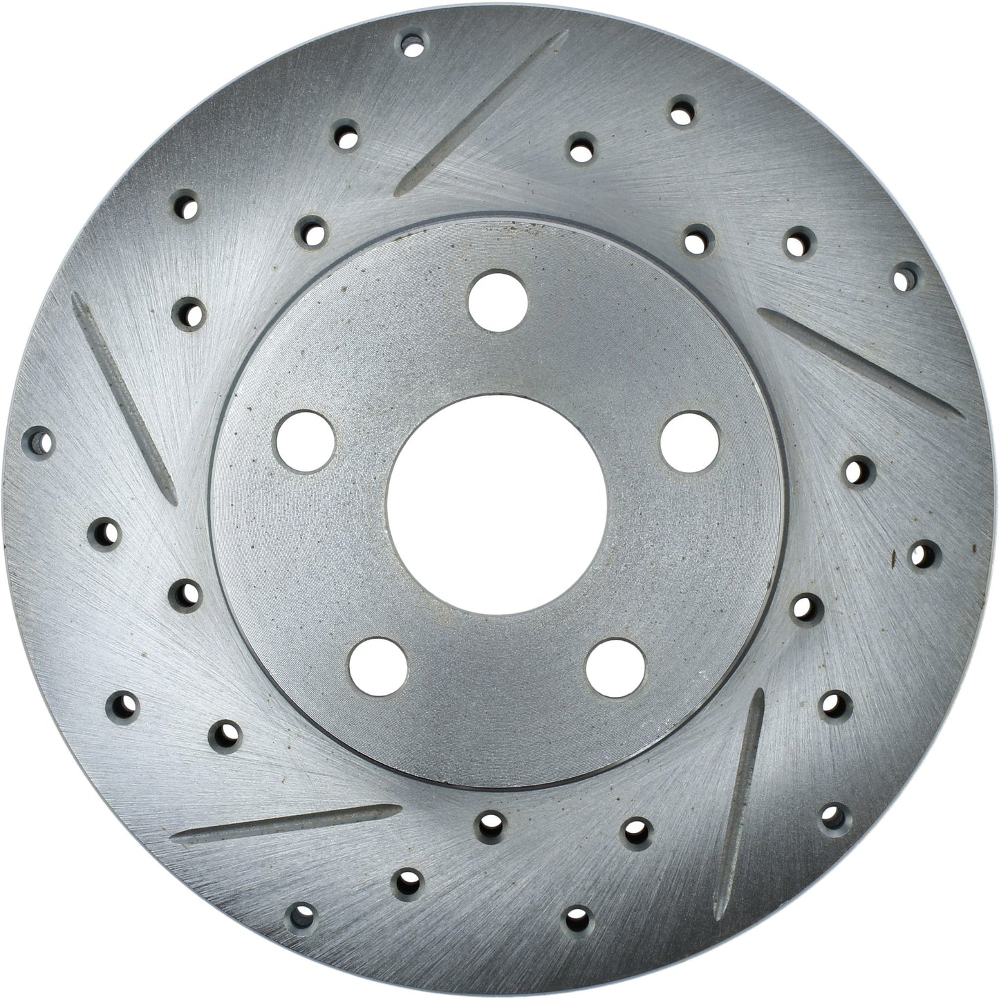 StopTech Select Sport Drilled And Slotted Brake Rotor; Front Right