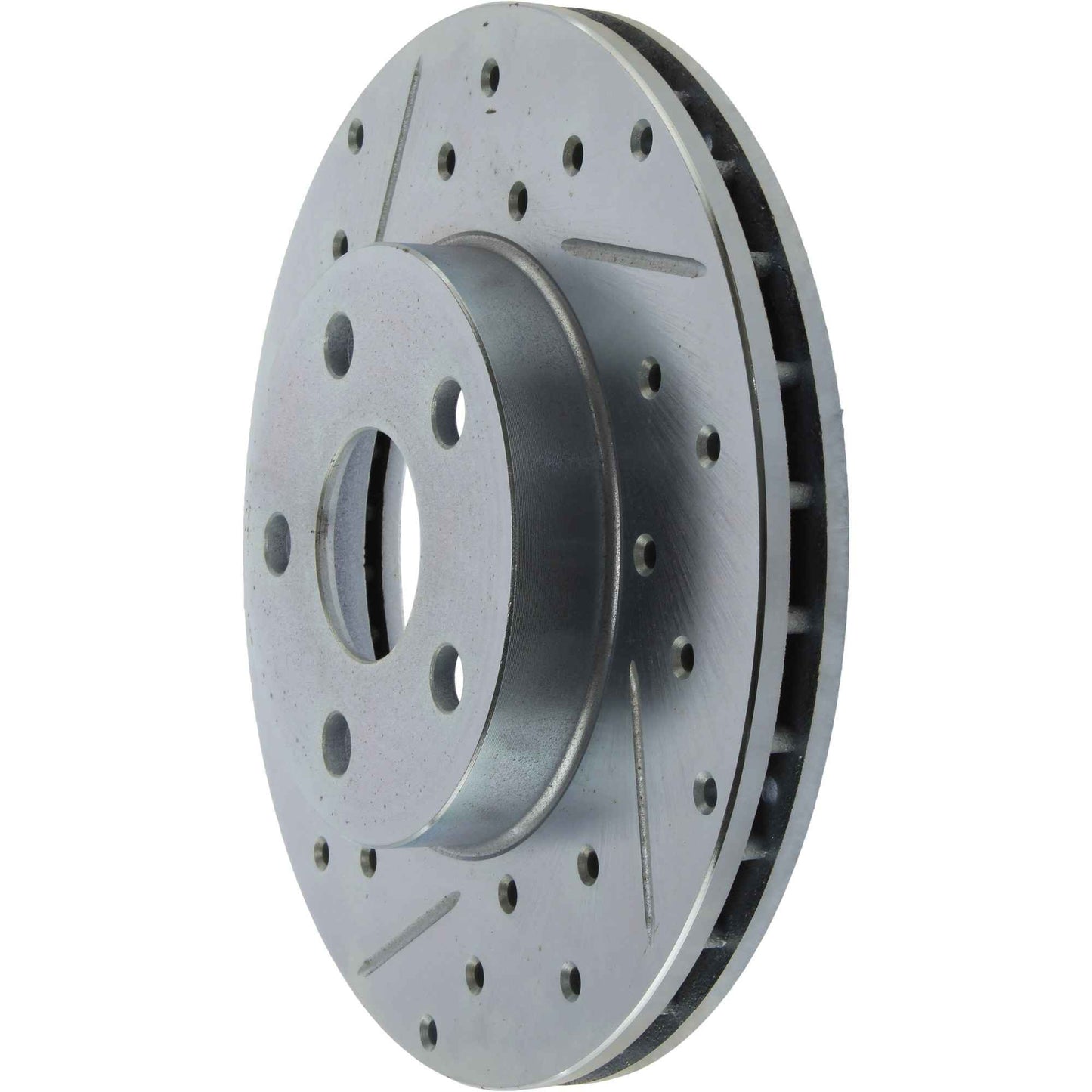 StopTech Select Sport Drilled And Slotted Brake Rotor; Front Right