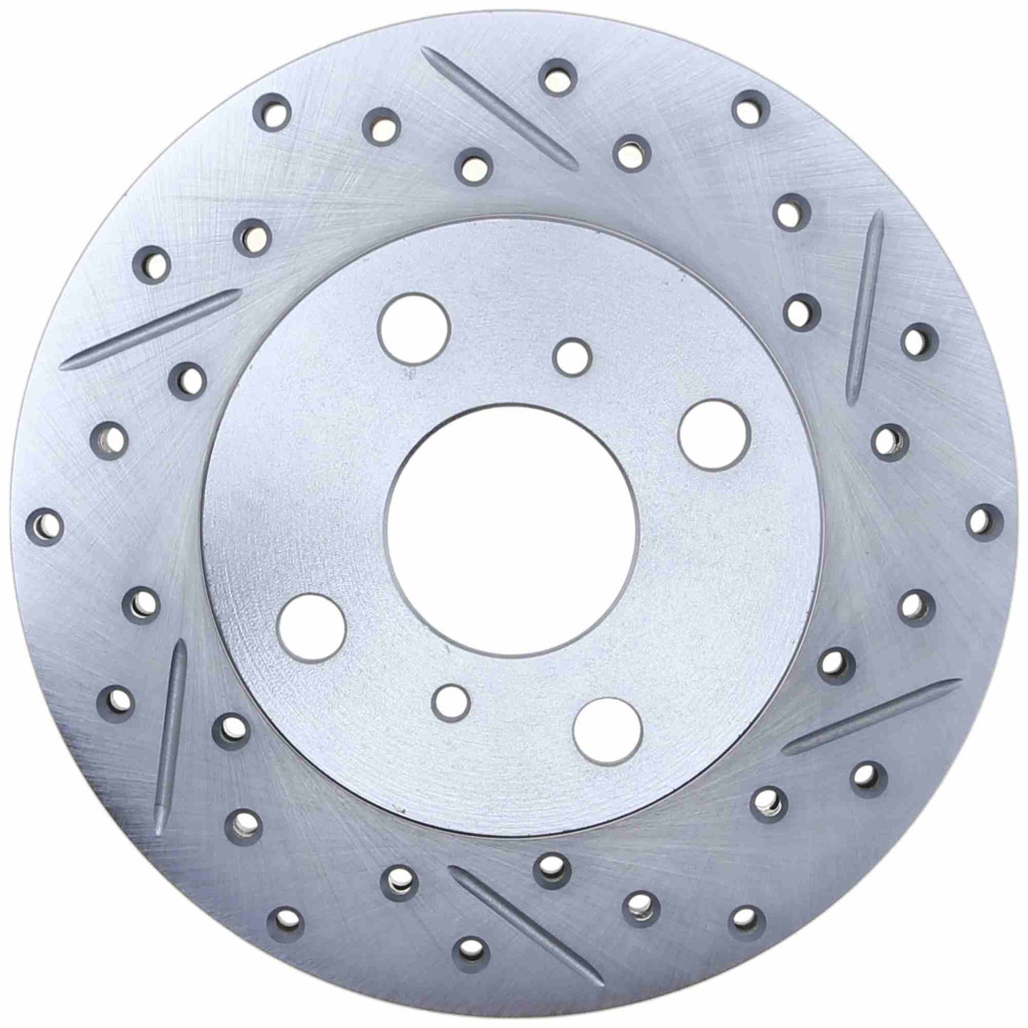 StopTech Select Sport Drilled And Slotted Brake Rotor; Front Left