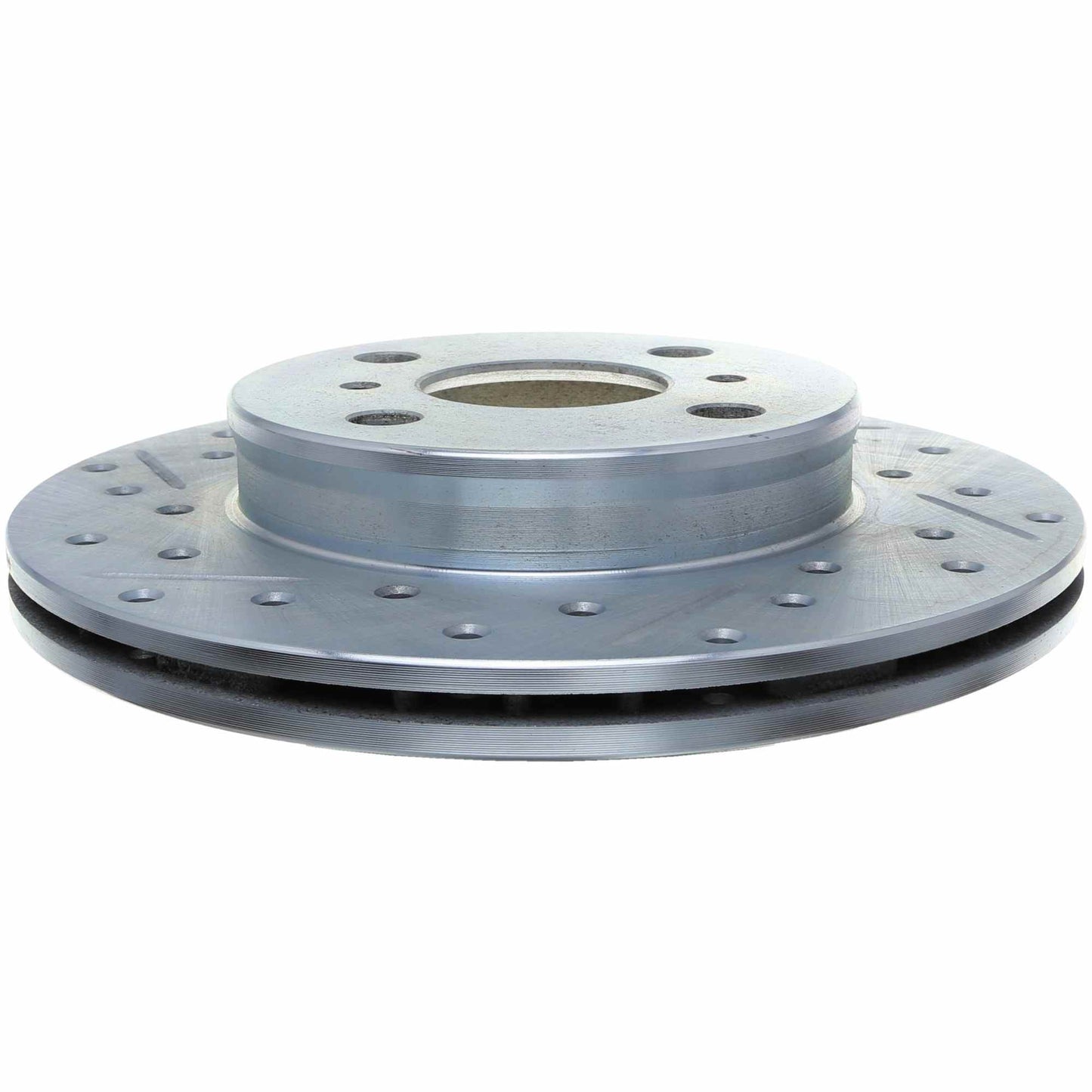 StopTech Select Sport Drilled And Slotted Brake Rotor; Front Right