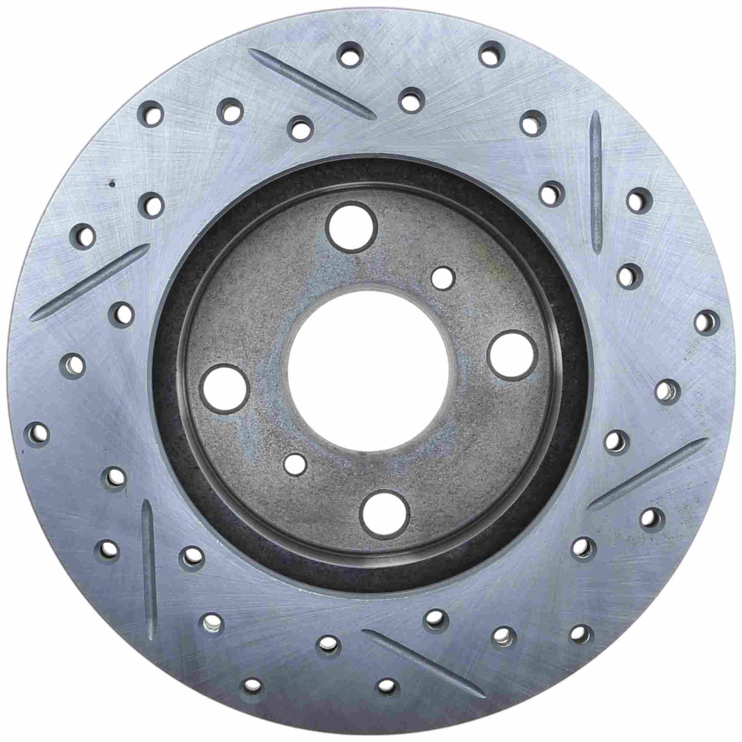 StopTech Select Sport Drilled And Slotted Brake Rotor; Front Right