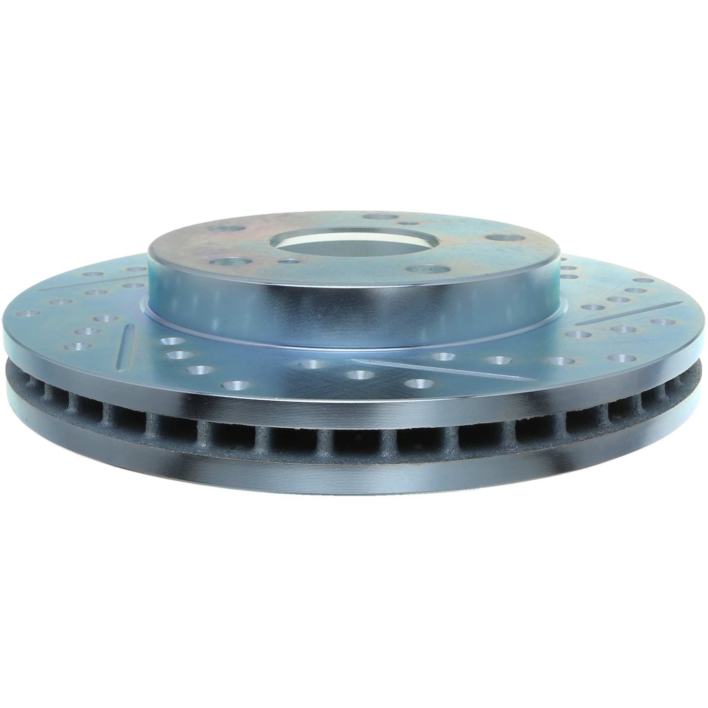 StopTech Select Sport Drilled And Slotted Brake Rotor; Front Left