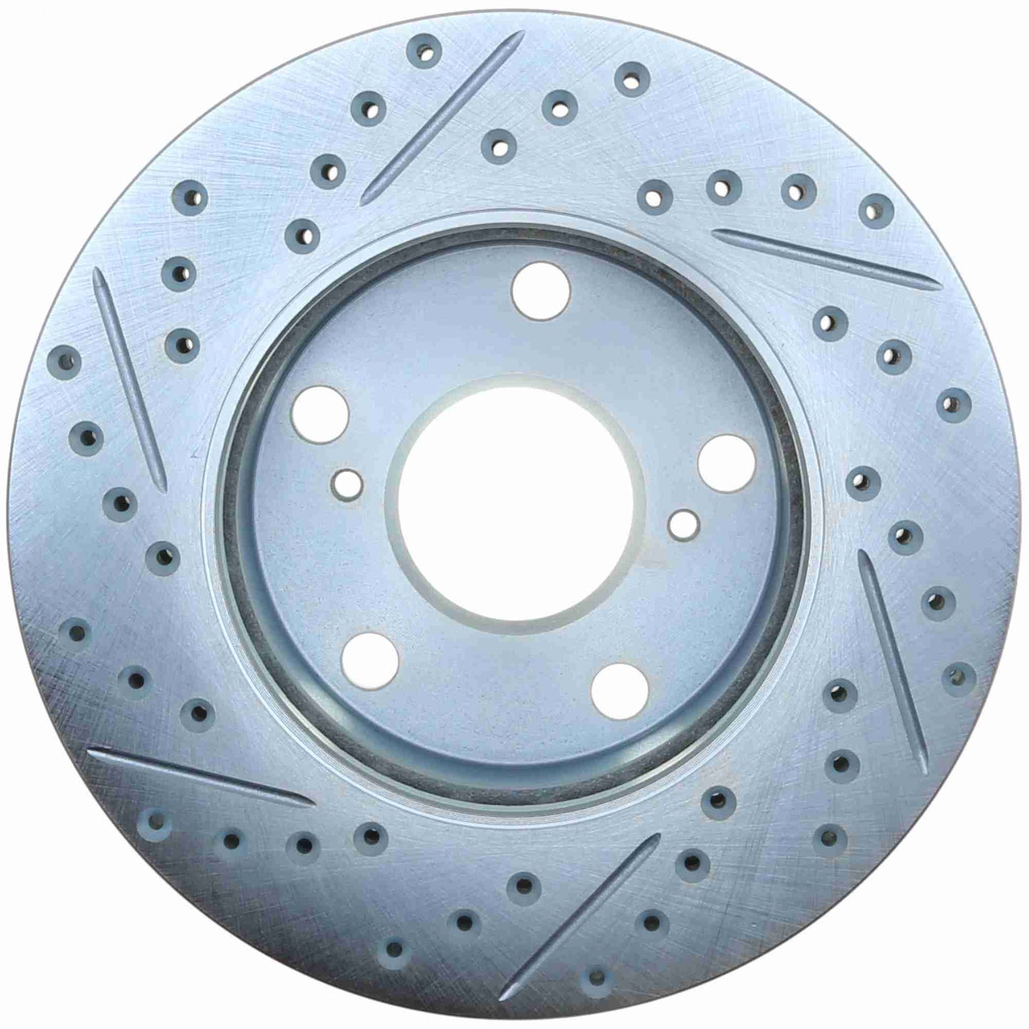 StopTech Select Sport Drilled And Slotted Brake Rotor; Front Left