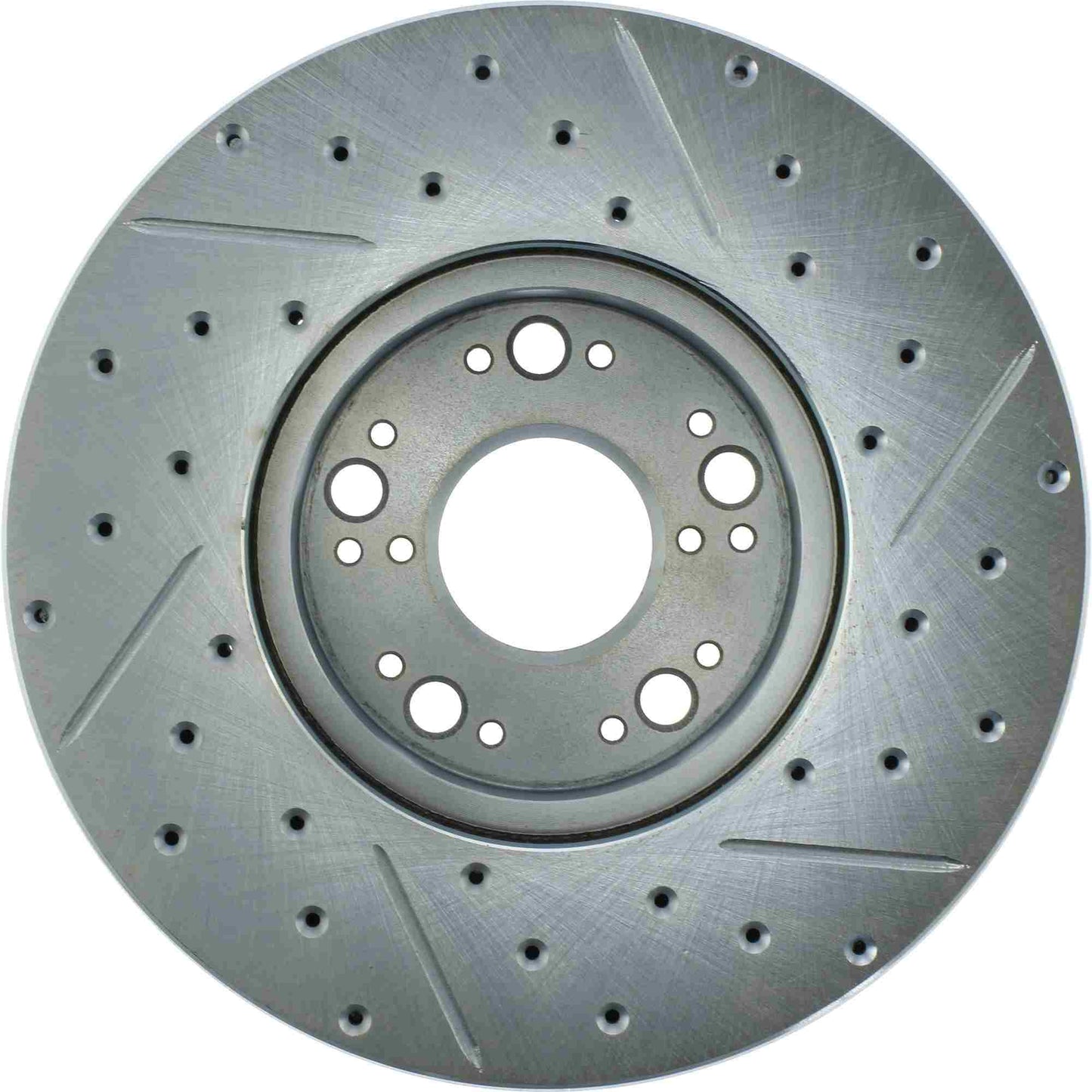 StopTech Select Sport Drilled And Slotted Brake Rotor; Front Right