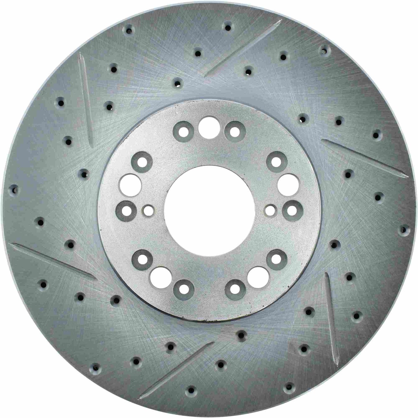 StopTech Select Sport Drilled And Slotted Brake Rotor; Front Right