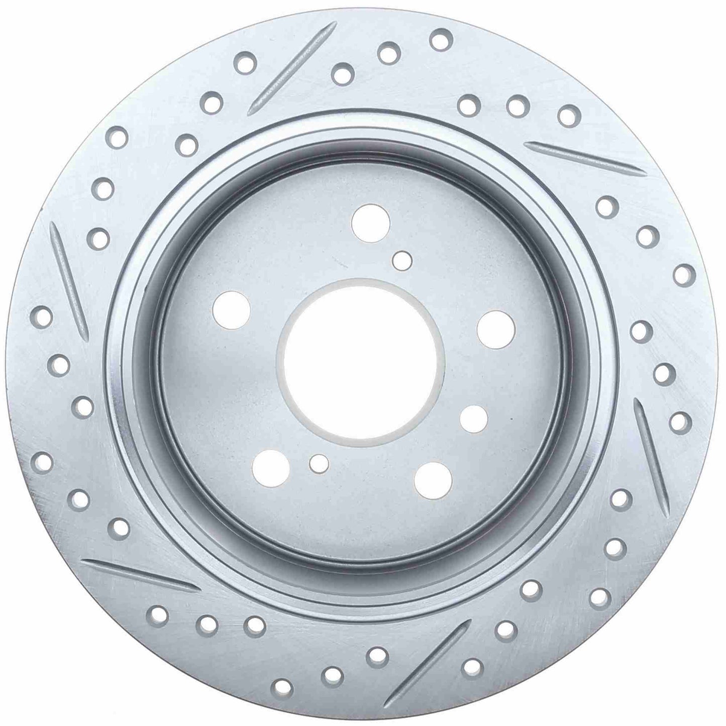 StopTech Select Sport Drilled And Slotted Brake Rotor; Front Left