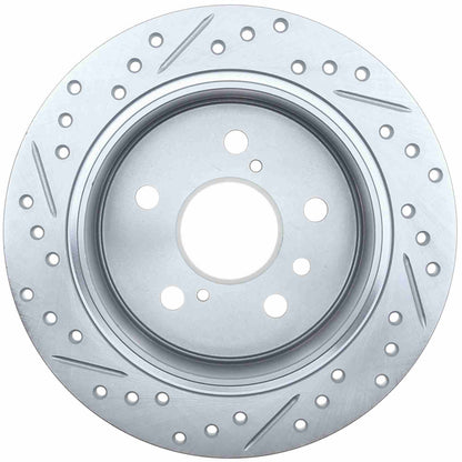 StopTech Select Sport Drilled And Slotted Brake Rotor; Front Left