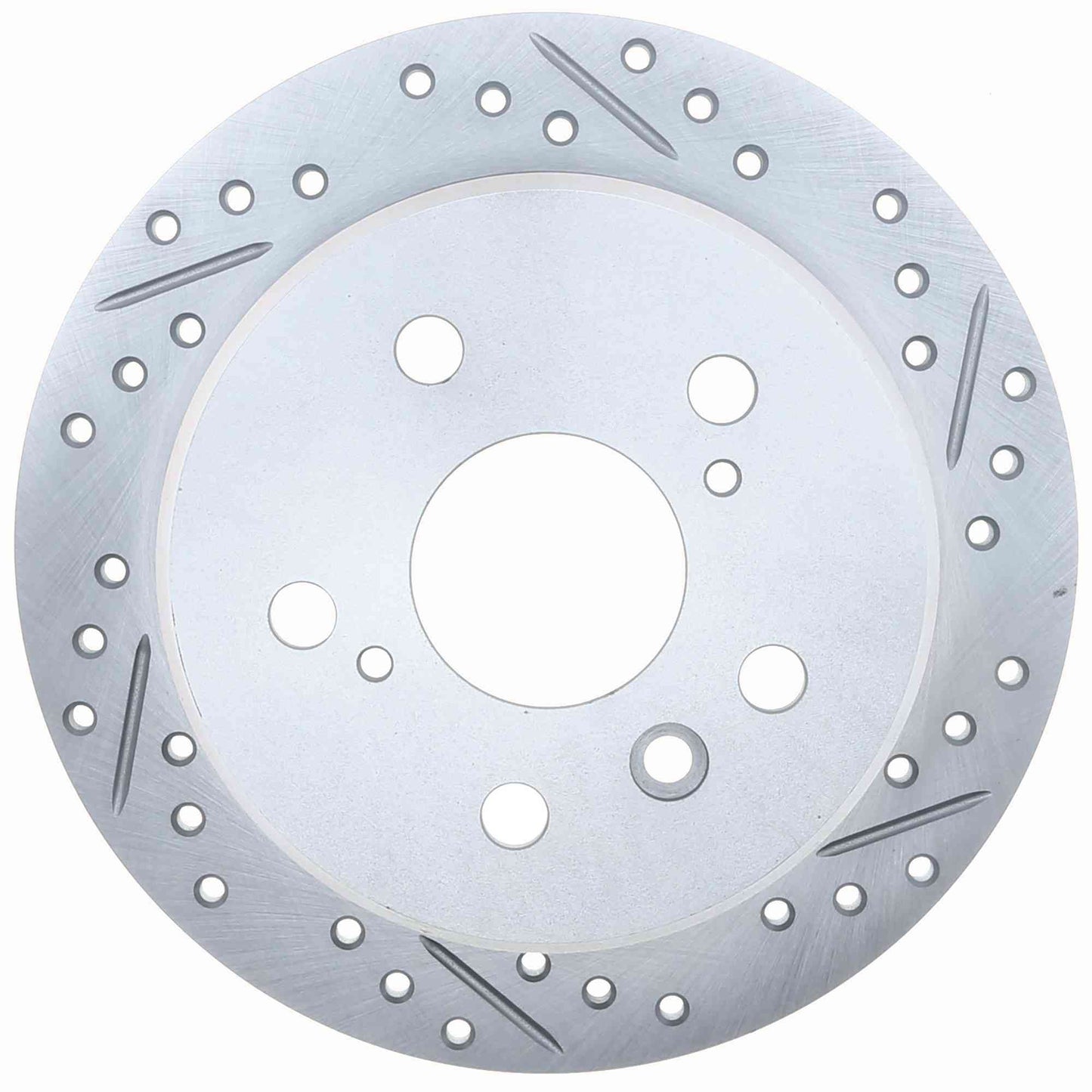 StopTech Select Sport Drilled And Slotted Brake Rotor; Front Left