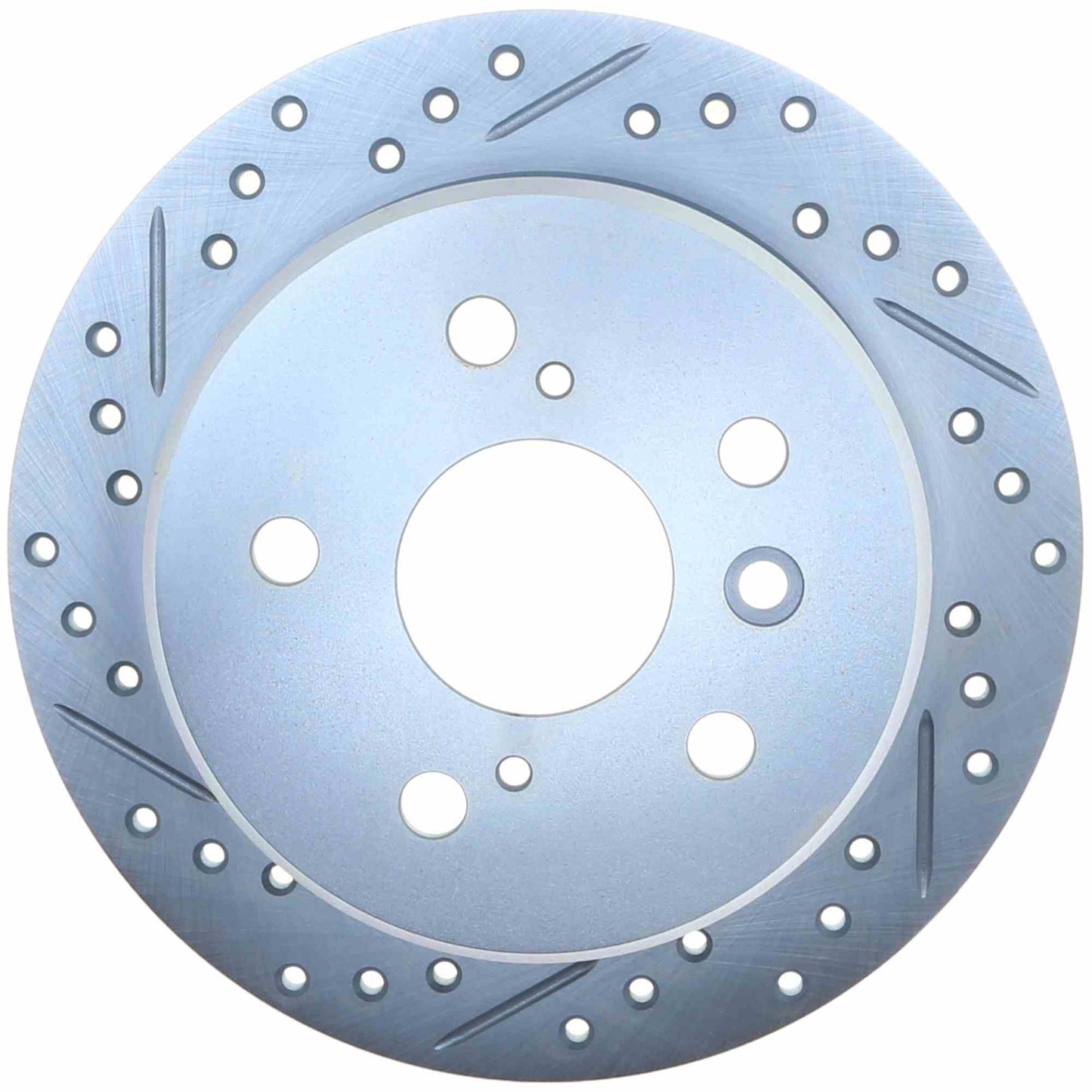 StopTech Select Sport Drilled And Slotted Brake Rotor; Front Right