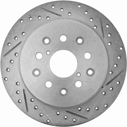 StopTech 01-05 Lexus IS300 / 02-10 Lexus SC430 Sport Slotted & Drilled Rear Left Brake Rotor 227.44090L