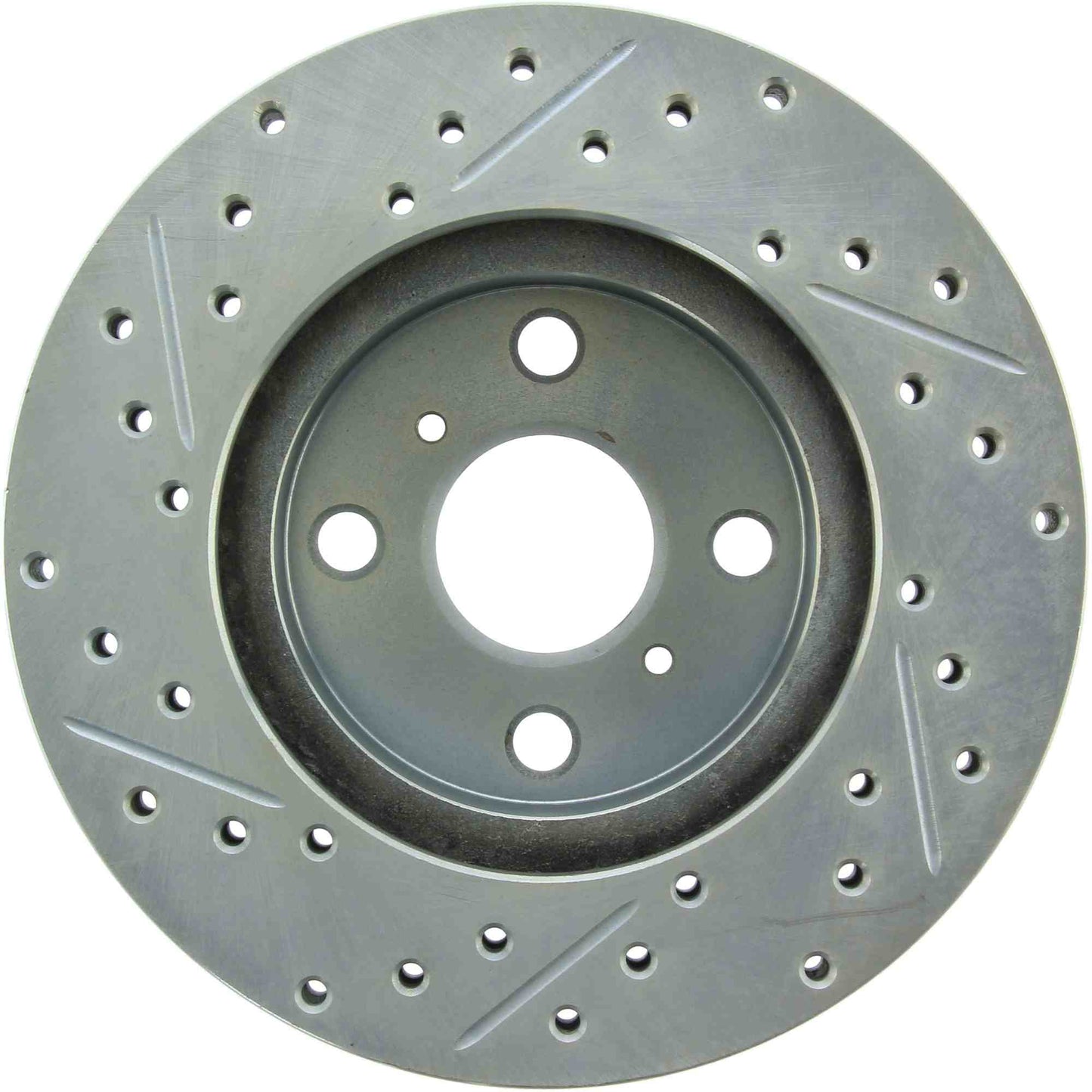 StopTech Select Sport Drilled And Slotted Brake Rotor; Front Left