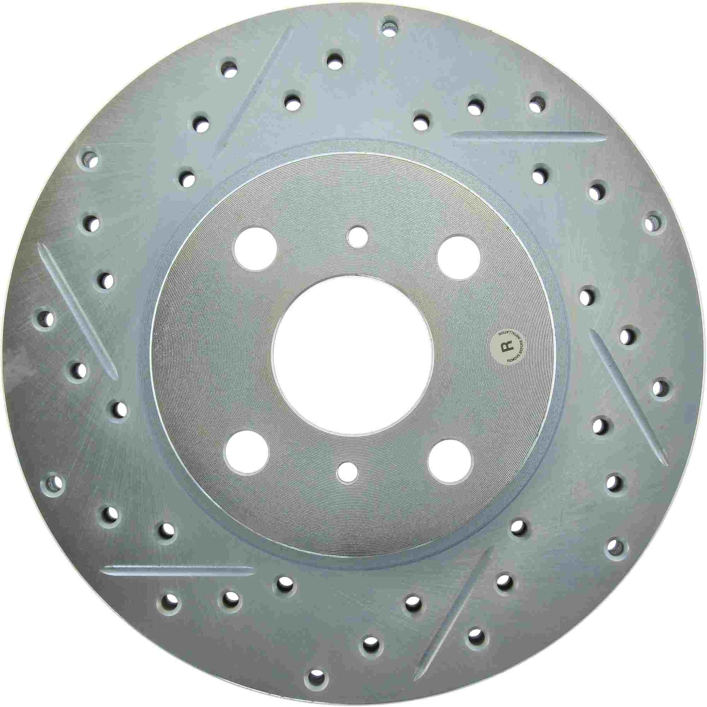 StopTech Select Sport Drilled And Slotted Brake Rotor; Front Right