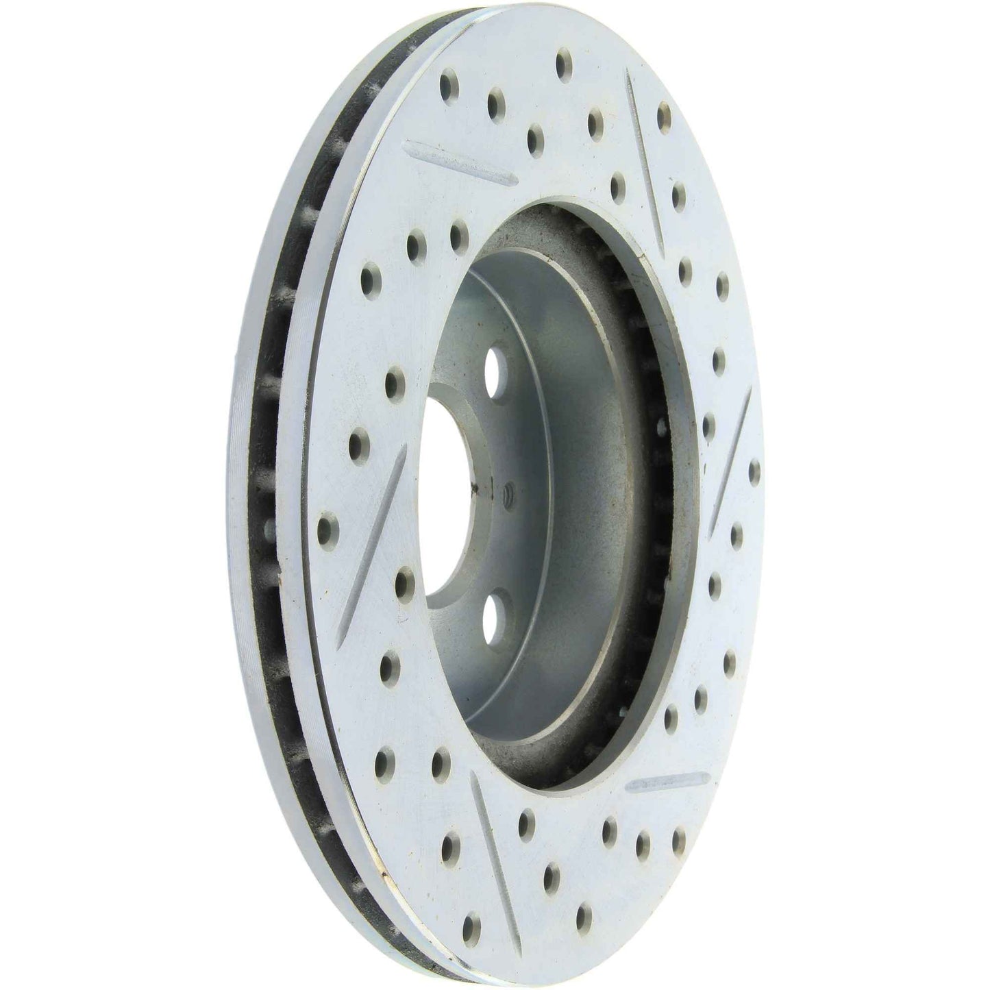 StopTech Select Sport Drilled And Slotted Brake Rotor; Front Right