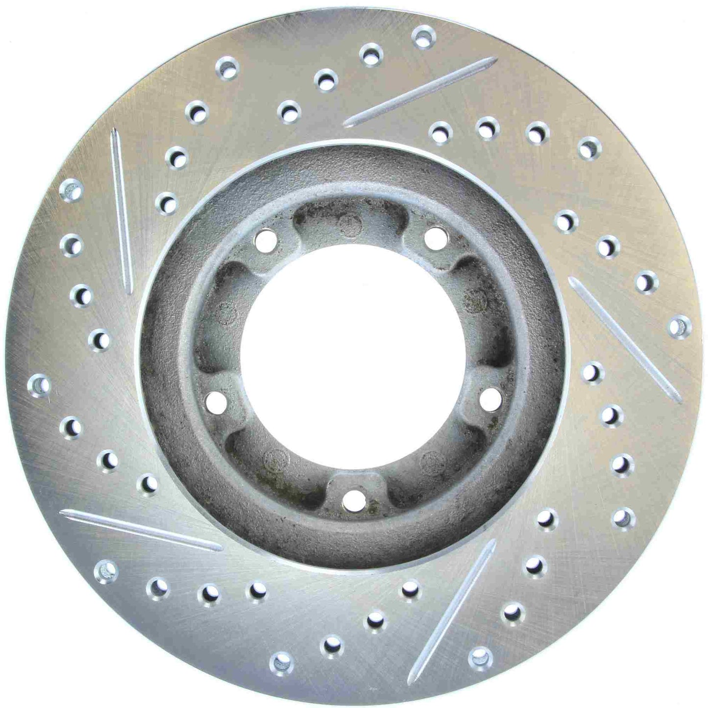 StopTech Select Sport Drilled And Slotted Brake Rotor; Front Left