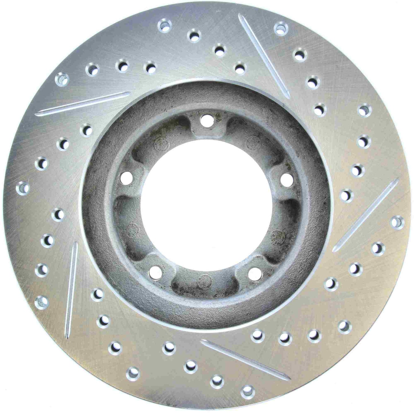 StopTech Select Sport Drilled And Slotted Brake Rotor; Front Right