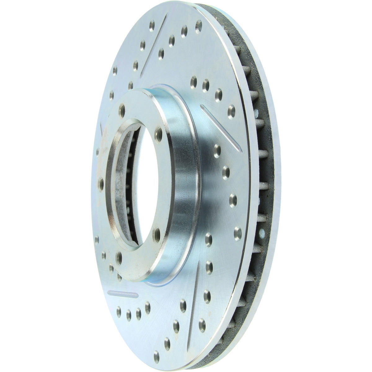 StopTech Select Sport Drilled And Slotted Brake Rotor; Front Right