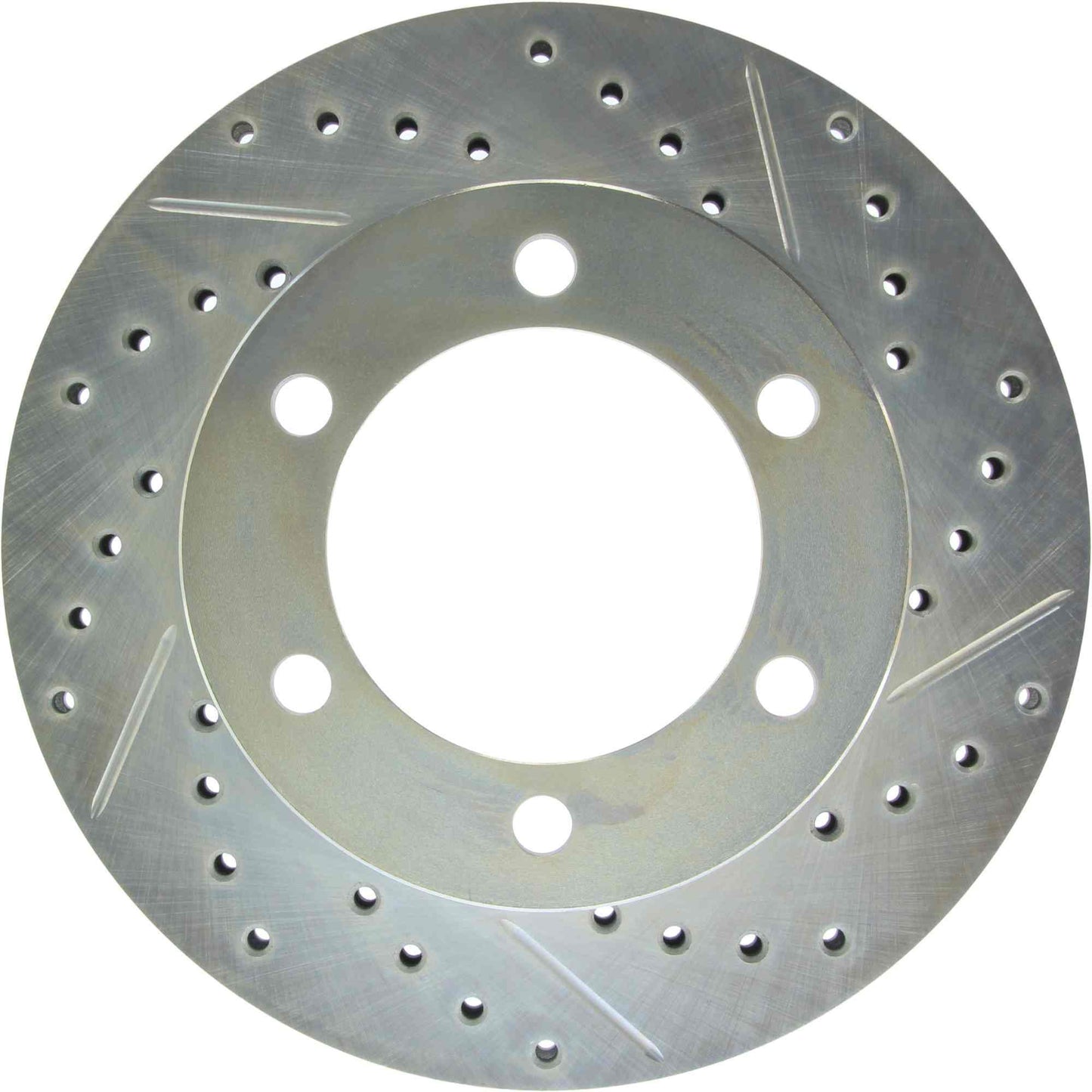 StopTech Select Sport Drilled And Slotted Brake Rotor; Front Left