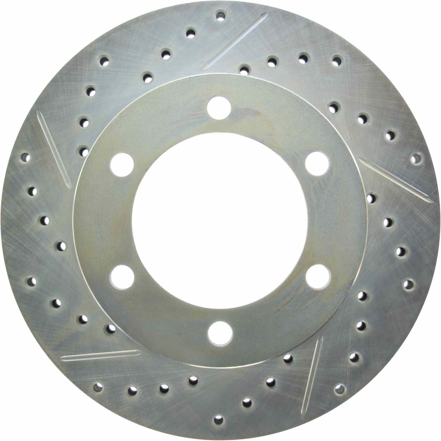 StopTech Select Sport Drilled And Slotted Brake Rotor; Front Right