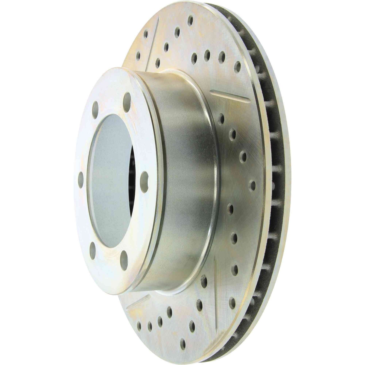 StopTech Select Sport Drilled And Slotted Brake Rotor; Front Right