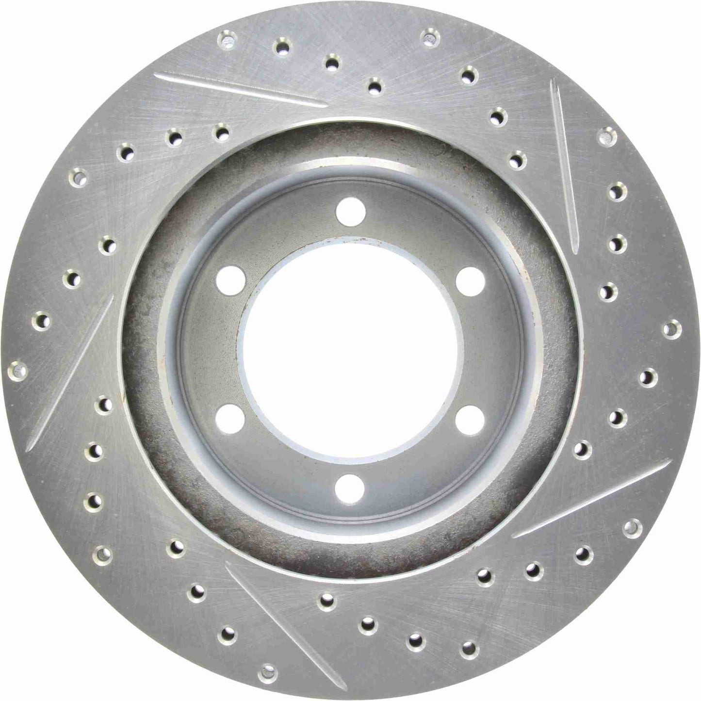 StopTech Select Sport Drilled And Slotted Brake Rotor; Front Right
