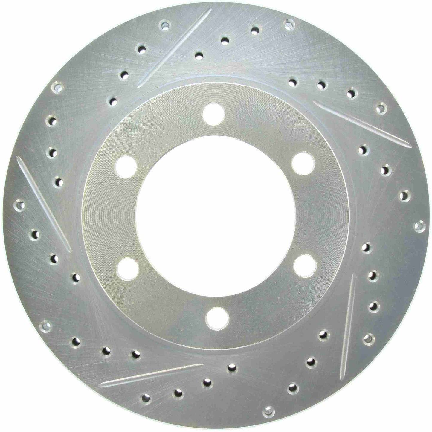 StopTech Select Sport Drilled And Slotted Brake Rotor; Front Right